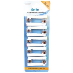 10 st. Idento Standard borsthuvuden Oral kompatibel