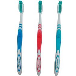 Miljvenlige Tandbrster 3 stk. Wisdom Green Clean Medium