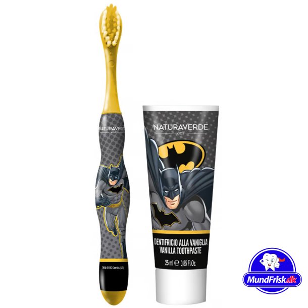 Batmand Tandbrste + Tandpasta NATUREVERDE