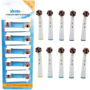 10 st. Idento Standard borsthuvuden Oral kompatibel