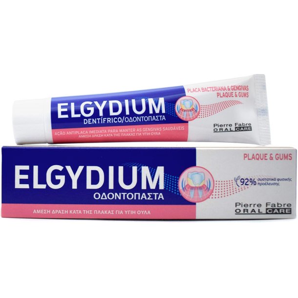 Klorhexedin Tandkrm ELGYDIUM Plack &amp; Gums 75 ml.
