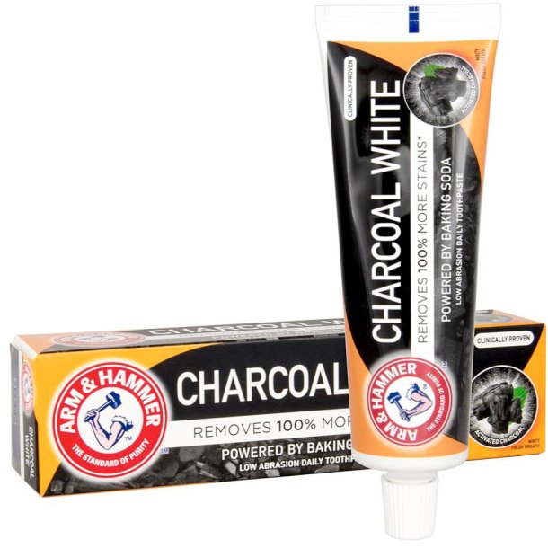 Arm &amp; Hammer Whitening Tandpasta CHARCOAL 75 ml.