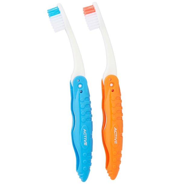 Reisetannbrster 2 pcs. ACTIVE Oral Care Voyager Folding 