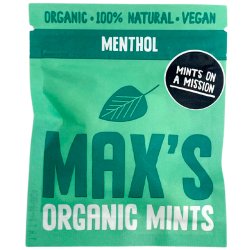kologiske myntepastiller MAX'S Mentholpose 17g