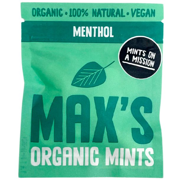 kologiske myntepastiller MAX'S Mentholpose 17g