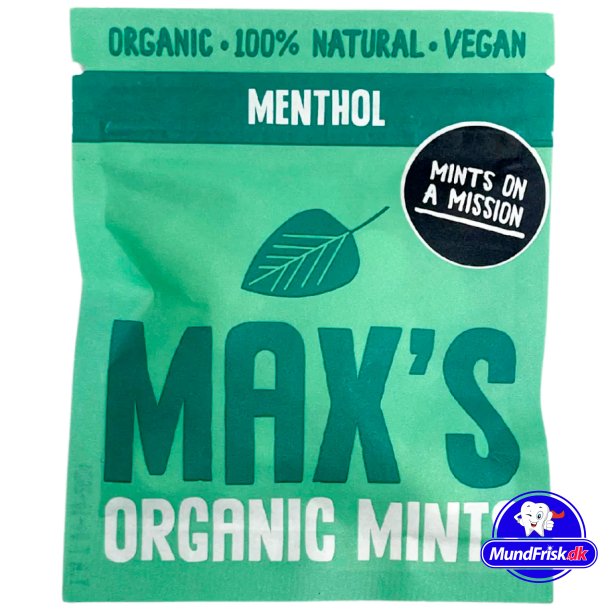 MAX`S Organic Mint Mints Menthol Pussi 17g