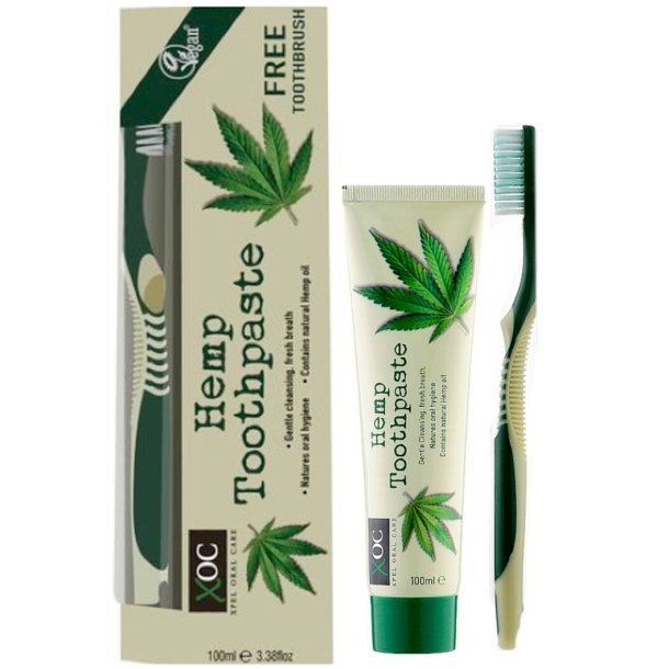 XOC Hampa Tandkrm 100 ml + Tandborste