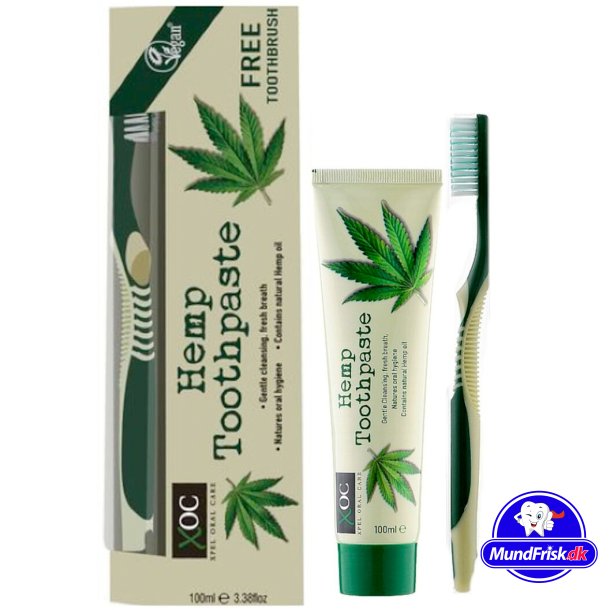 XOC Hanf Zahnpasta 100 ml + Zahnbrste