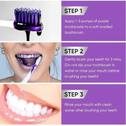 Whitening Toothpaste XOC Purple 100 ml + Tandborste