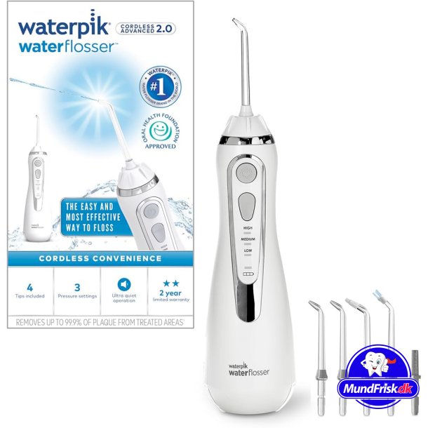 Waterpik Cordless Advanced 2.0 Brbar Mundskyller NY Model
