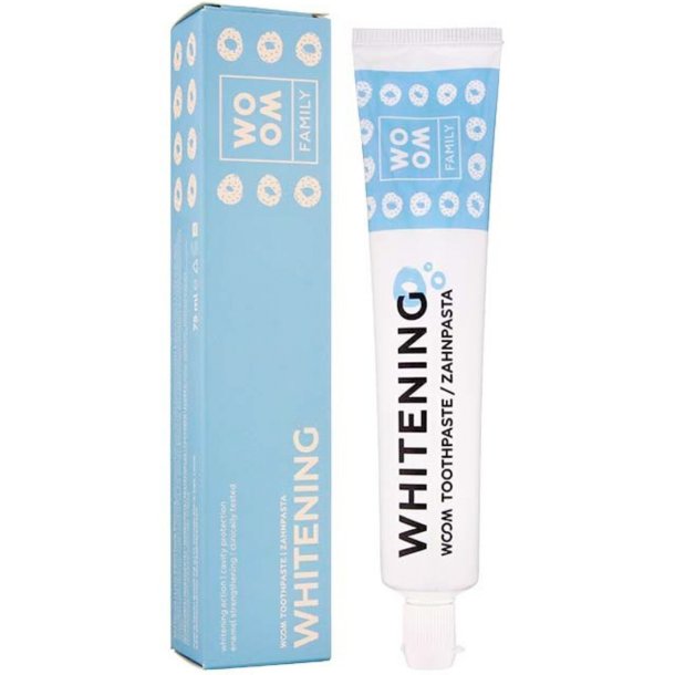 WOOM Family Whitening Tannkrem 75 ml