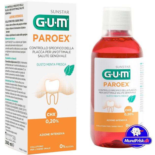 GUM Klorhexidin Mundskyl Paroex 0,20 % 300 ml