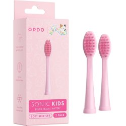 Borsthuvuden till Ordo Sonic Battery Elektriska tandborstar fr barn 2 st. Squishmallows Auggie