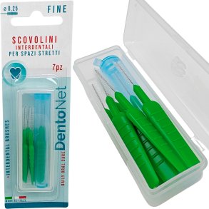 Interdentalborstar 7 st. DENTONET Fin  0,25 mm