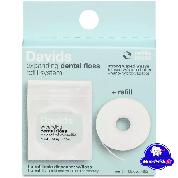 Tandtrd Nano-Hydroxyapatit DAVIDS Expanding Dispenser 30 mtr. + Refill