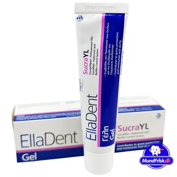 Heling &amp; Renegering Tandkd ELLADENT Sucrayl Gel Sucralose &amp; Hyaluronic 30 ml