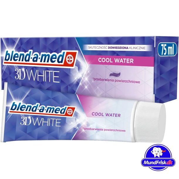 3D White Tandpasta BLEND-A-MED Cool Water 75 ml.