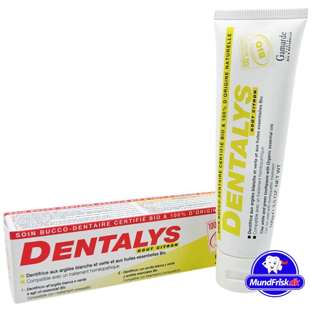 Orgaaninen hammastahna GAMARDE Dentalys Lemon 100g