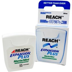 Reach Dental Floss Mint Expansion Plus Waxed Johnson &amp; Johnson 50 mtr.