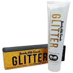 Hydroxyapatit Whitening Tandpasta BEVERLY HILLS FORMULA Glitter Hyaluronic 100 ml
