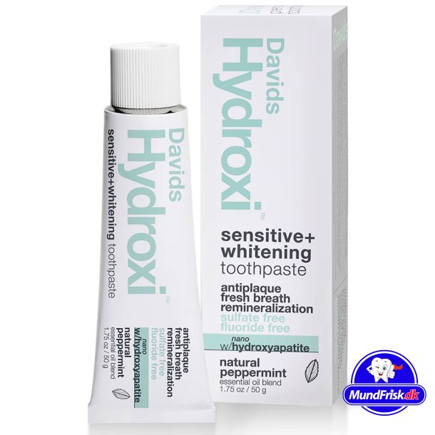 Davids Hydroxyapatit Tannkrem Sensitive + Whitening 50g
