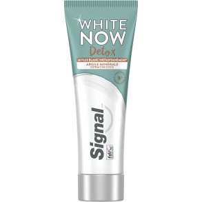 Tandblegning Tandpasta SIGNAL White Now Mineral Clay & Coconut Extract 75 ml