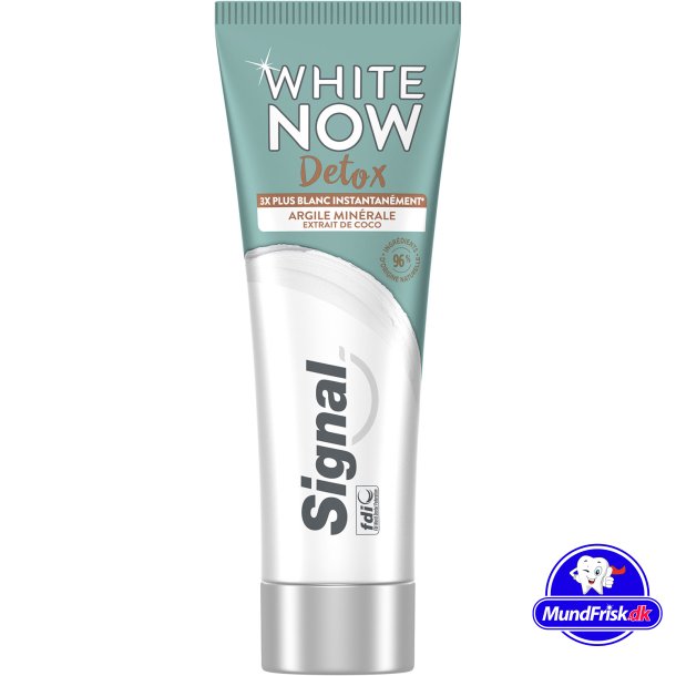 Zahnaufhellende Zahnpasta SIGNAL White Now Mineral Clay & Coconut 75 ml