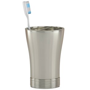 Tandbrsteholder Nu Steel Special Matte Pewter-finish Steel