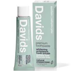 Natural Whitening Tannkrem DAVIDS Premium Fresh Breath 50g