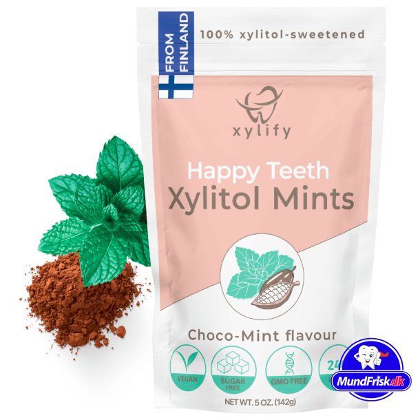 Xylitol Lutschtabletten XYLIFY Happy Teeth Mints Choco Mint 240 Stk.