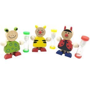 Timeglas & Tandbrsteholder Tr