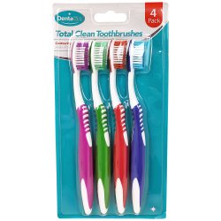 4 st. Tandborstar DentaGlo Total Clean