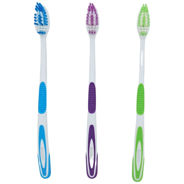 Setablu Tandborstar 3 st. Professionellt medium