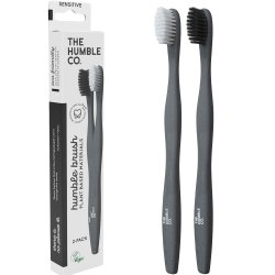 Vxtbaserade tandborstar 2 st. The Humble Co. SOFT