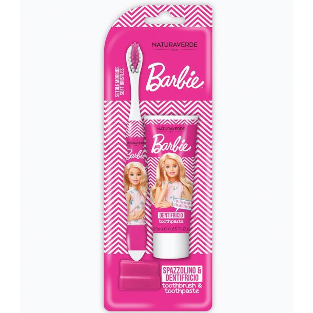 Barbie Oral Kit Tandborste + Tandkrm NATURAVERDE