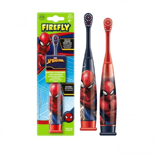 Spiderman Elektrisk tandborste FIREFLY Turbo Max Batteri