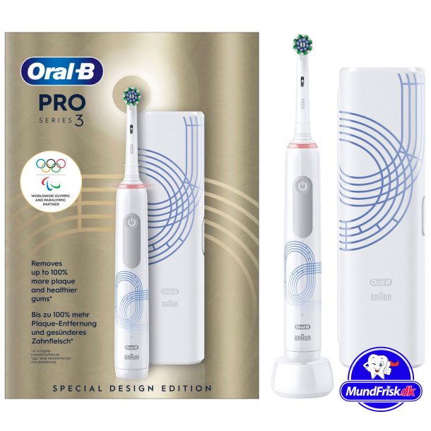 Oral-B Pro 3 3500 Elektrische Zahnbrste Olympia Special Edition + Reiseetui