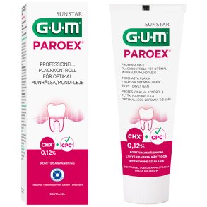 GUM Klorhexidintandkrm Gel Paroex 0,12% CHX 75 ml