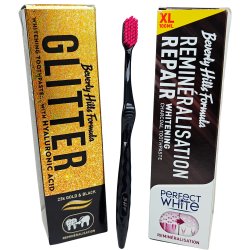 Pakketilbud BEVERLY HILLS FORMULA Whitening Tandpasta Gratis Tandbrste