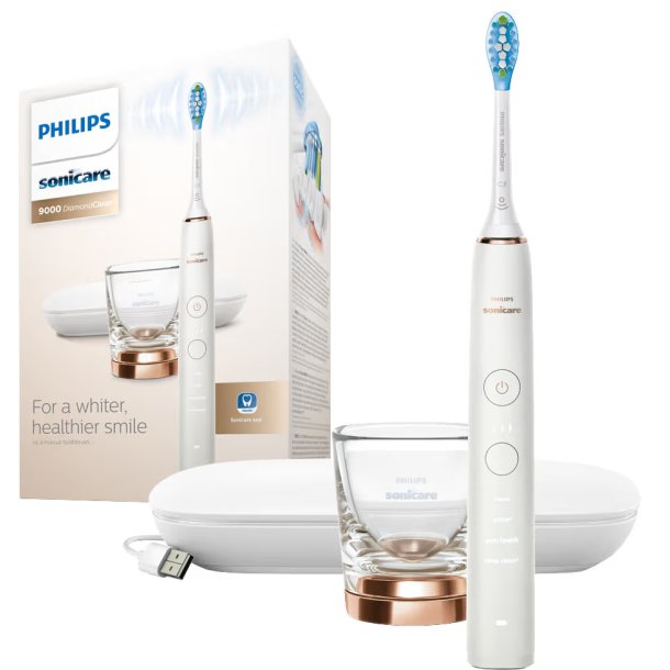 PHILIPS Sonicare DiamondClean 9000 El-Tandborste White