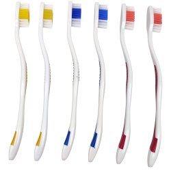 Tandborstar 6 st. DentaGlo Easy Grip