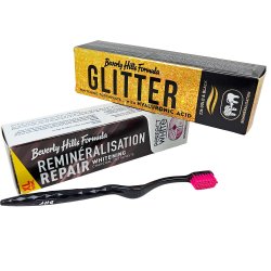 Pakketilbud BEVERLY HILLS FORMULA Whitening Tandpasta Gratis Tandbrste