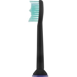 DENTADAN Sorte Brstehoveder til Philips Sonicare med Beskyttelseshtter 6 stk.