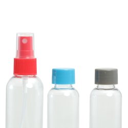 Rejseflasker med spray - 3 stk. beholdere + 1 forstver