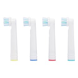 4 st. Plackreducerande borsthuvuden kompatibla med Oral-B