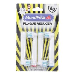 4 st. Plackreducerande borsthuvuden kompatibla med Oral-B