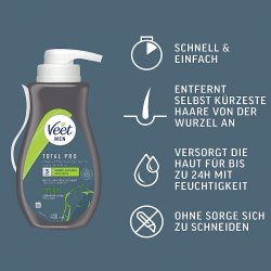 Veet Men Hrfjerning Creme Sensibel Hud 400 ml.