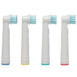 4 stk. Flsomme brstehoder for Oral-B-kompatibel
