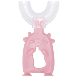 Barnetannbrste U-formet Silikonbrste 2-4 r Animal