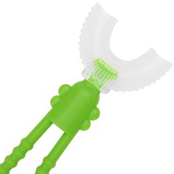 Barnetannbrste U-formet Silikonbrste 2-4 r Grooves